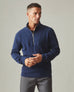 Men's French Rib Half Zip - Pageant Blue